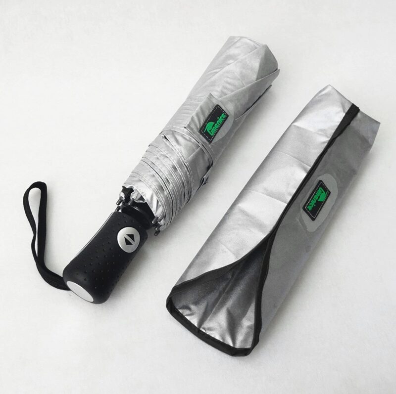 logo uv protection folding umbrella