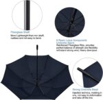 80 inch double canopy oversized golf umbrella