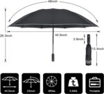 led led reverse folding umbrella