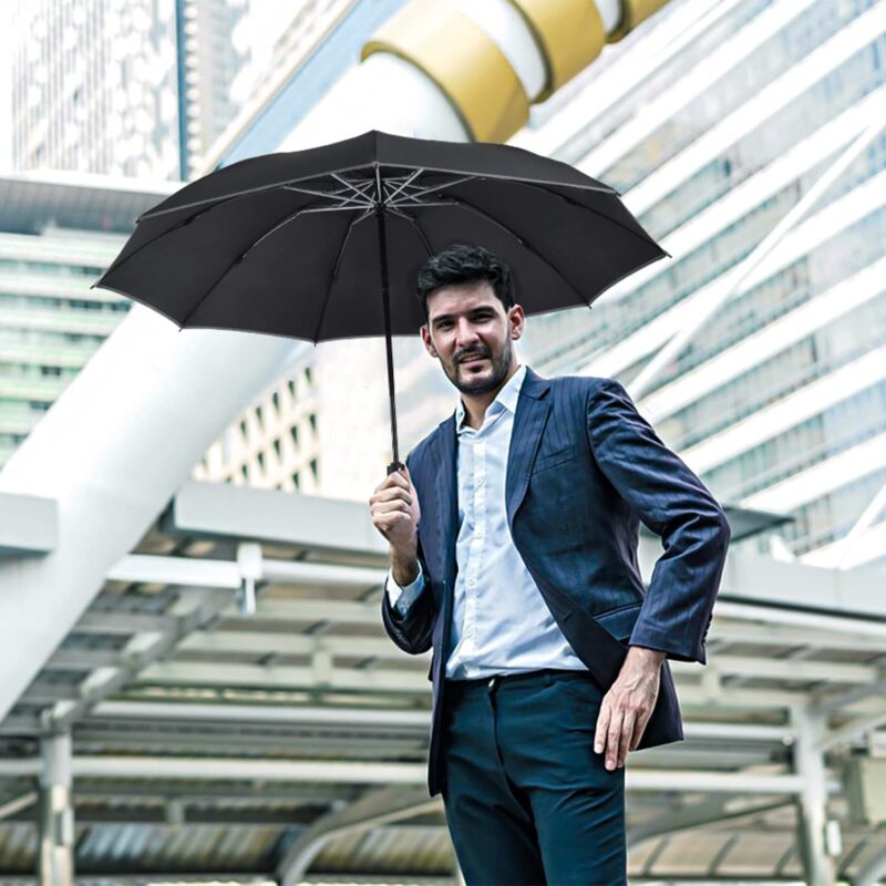 led led reverse folding umbrella