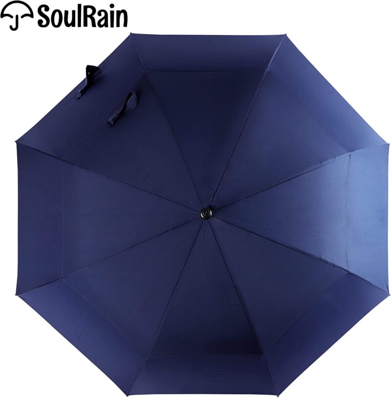 62 inch windproof double canopy umbrella