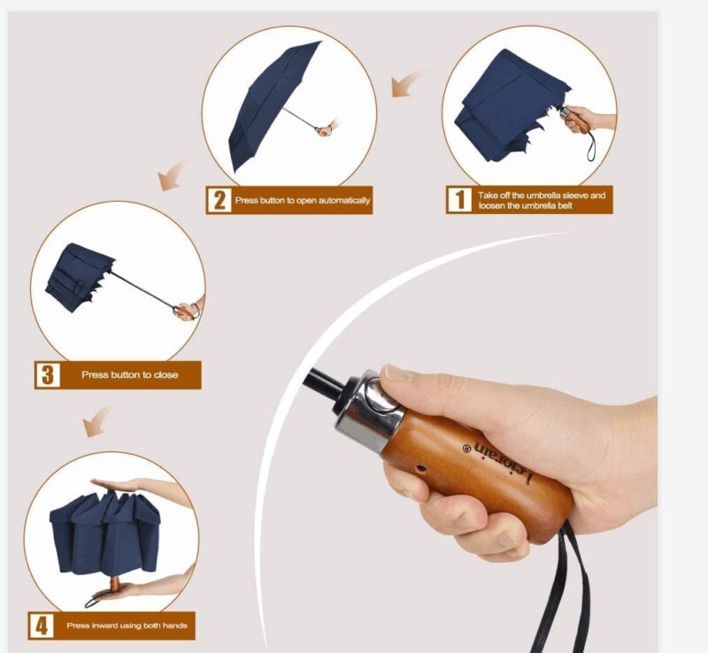 54 inch compact oversized golf umbrella