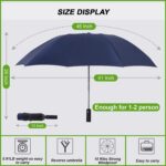 automatic windproof compact reverse folding umbrella