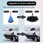 automatic windproof compact reverse folding umbrella