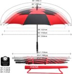 58 inch double canopy oversized golf umbrella