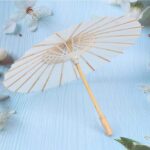 diy white classic parasol