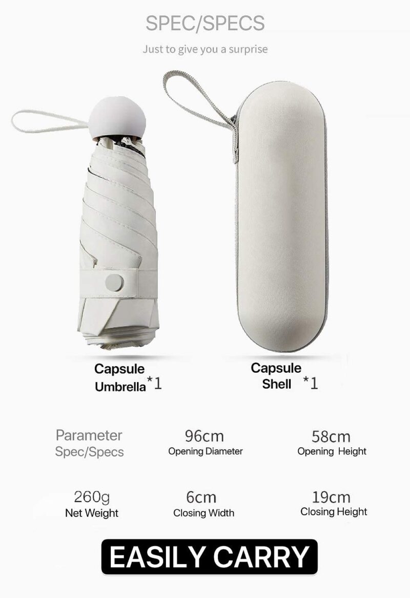 portable folding umbrella