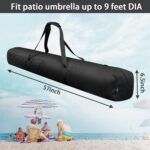 logo 57 inch waterproof parasol for car