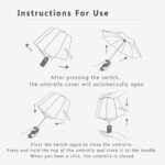 automatic windproof double canopy reverse umbrella