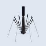 automatic windproof double canopy reverse umbrella