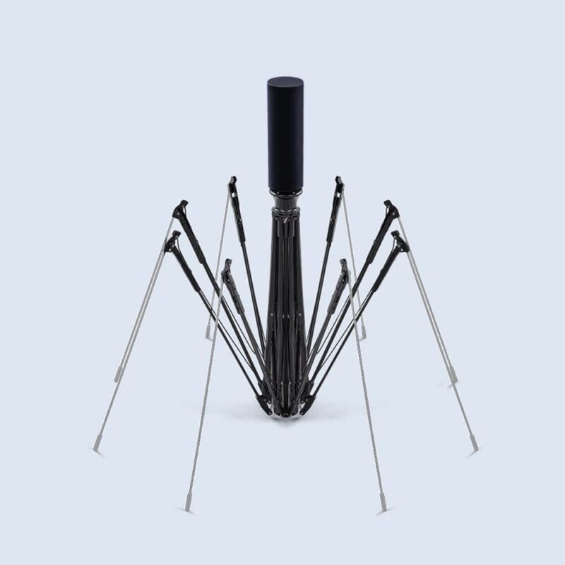 automatic windproof double canopy reverse umbrella