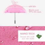 windproof uv protection double canopy golf umbrella