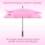 windproof uv protection double canopy golf umbrella