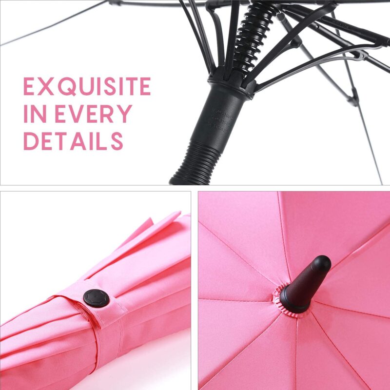 windproof uv protection double canopy golf umbrella