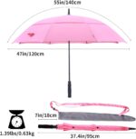 windproof uv protection double canopy golf umbrella