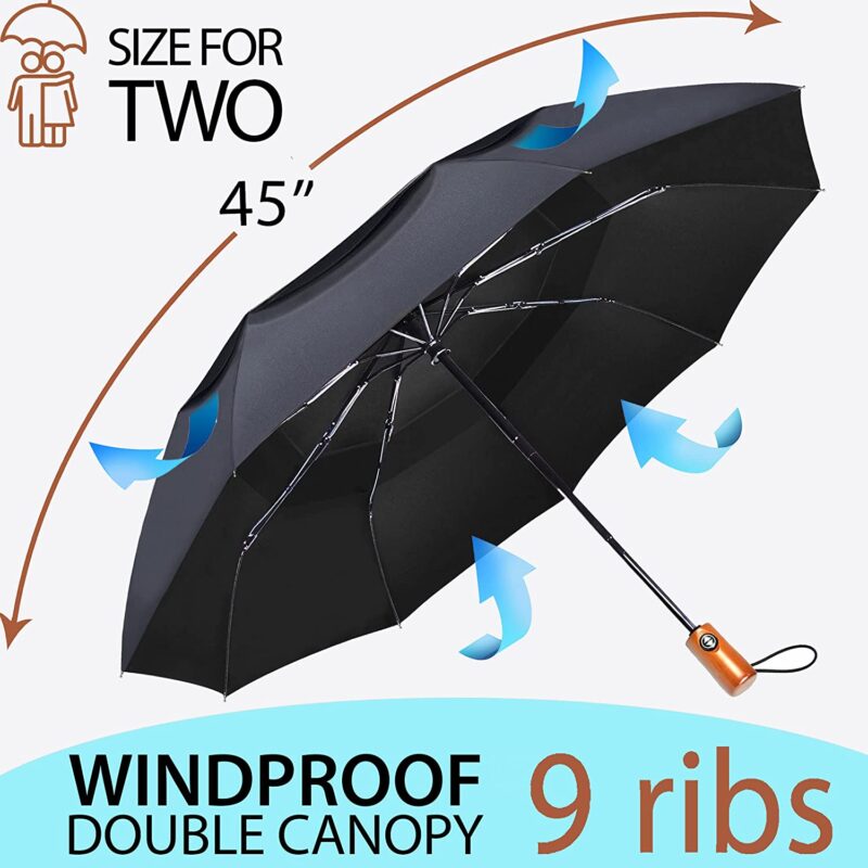 premium windproof compact folding umbrella