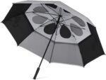 black grey white umbrella
