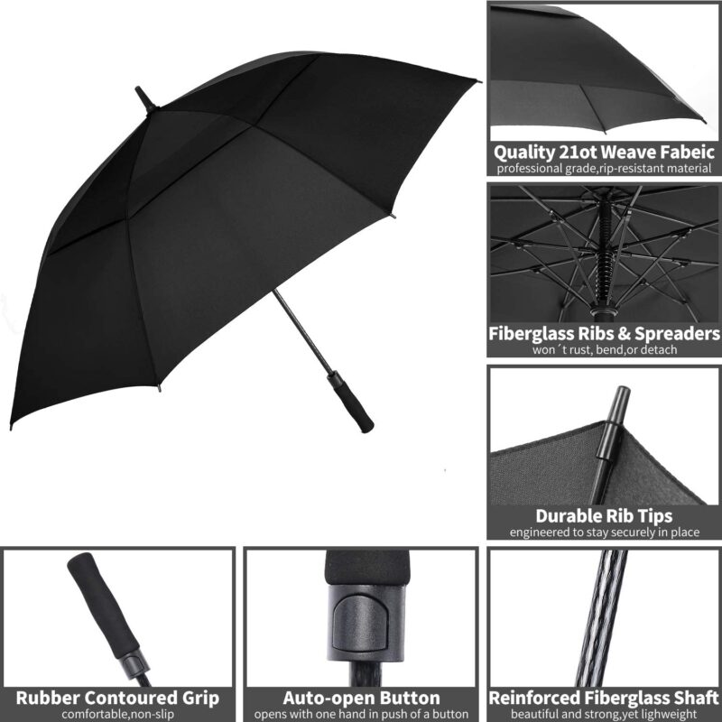 72 inch automatic oversized golf umbrella