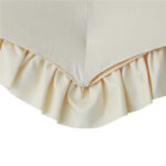 rice white edge bent double umbrella