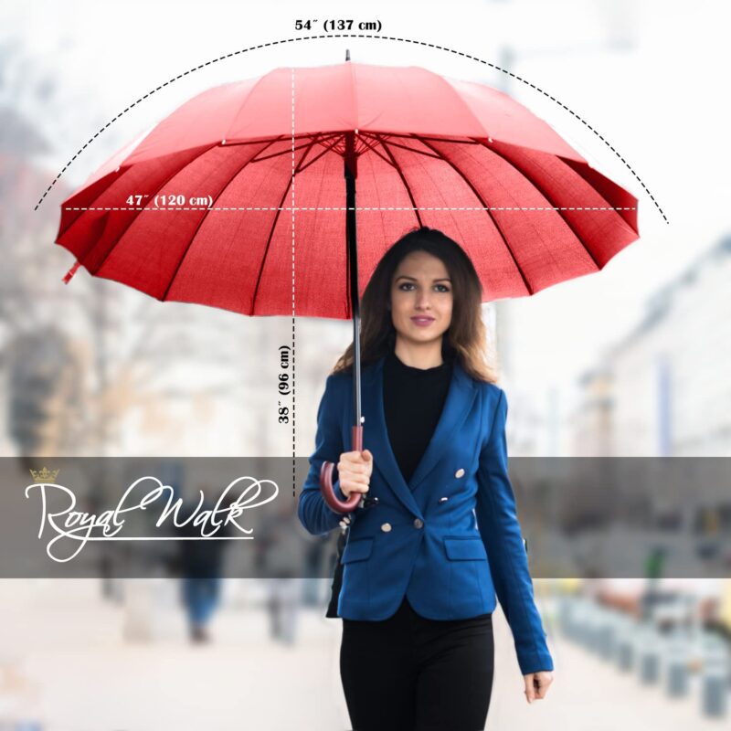 54 inch automatic windproof oversized umbrella