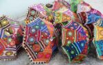 indian vintage cotton umbrellas wedding decoration vintage embroidered multicolor bohemian parasol umbrellas by united c