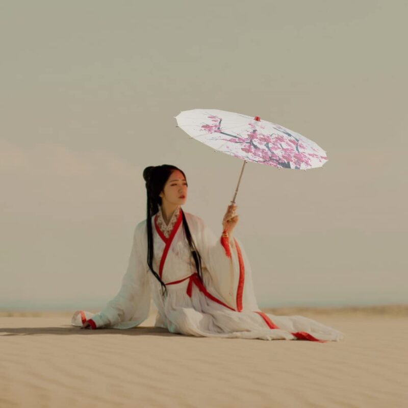 asian nylon umbrella parasol diy paper umbrellas mini classical handmade oil paper umbrella painting dancing props rain