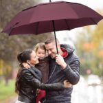 logo 68 inch automatic windproof oversized golf umbrella