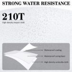 pack of 20 bulk 47 inch automatic windproof oversized umbrella