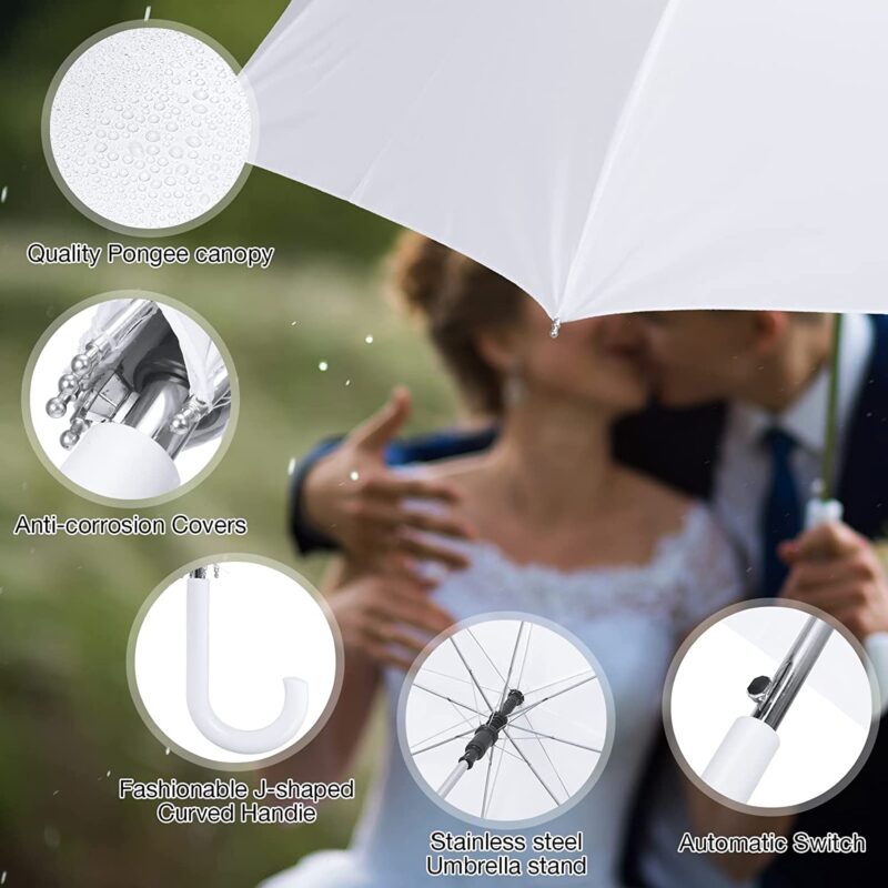 pack of 20 bulk 47 inch automatic windproof oversized umbrella