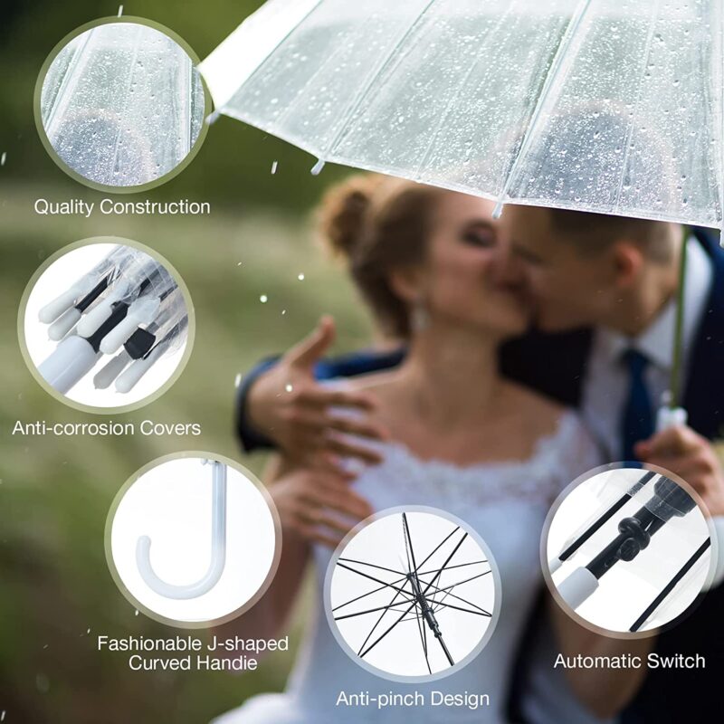 pack of 20 windproof oversized wedding umbrella