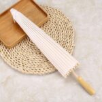 paper parasols umbrella 60cm paper umbrella white diy umbrella for photo taking cosplay decorative use
