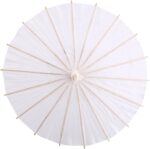 paper parasols umbrella 60cm paper umbrella white diy umbrella for photo taking cosplay decorative use