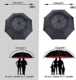 pack of 6 62 inch oversized golf umbrella