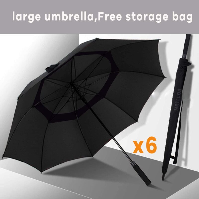 pack of 6 62 inch oversized golf umbrella