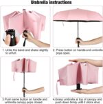 logo auto open close compact folding umbrella