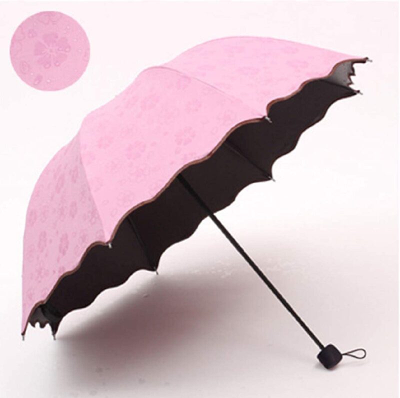 logo compact folding umbrella
