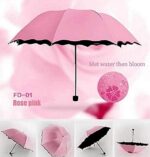 logo compact folding umbrella