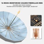 logo uv protection compact folding umbrella
