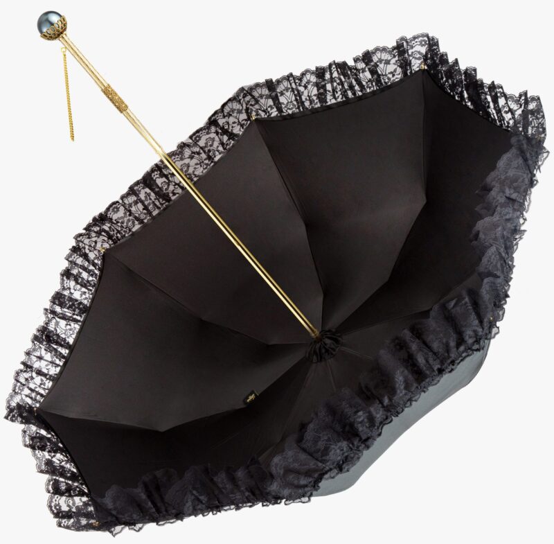 maggie straight handle semi pearl double umbrella