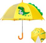 children transparent long umbrella for boys girls cartoon dinosaur umbrella baby parasol umbrella kids clear umbrellas