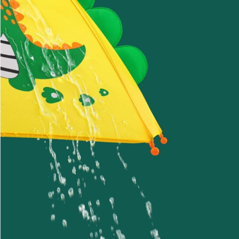 children transparent long umbrella for boys girls cartoon dinosaur umbrella baby parasol umbrella kids clear umbrellas