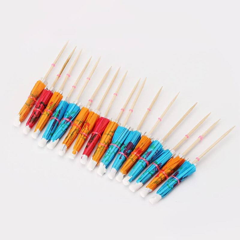 cocktail parasol drink umbrellas box of 144 tropical style