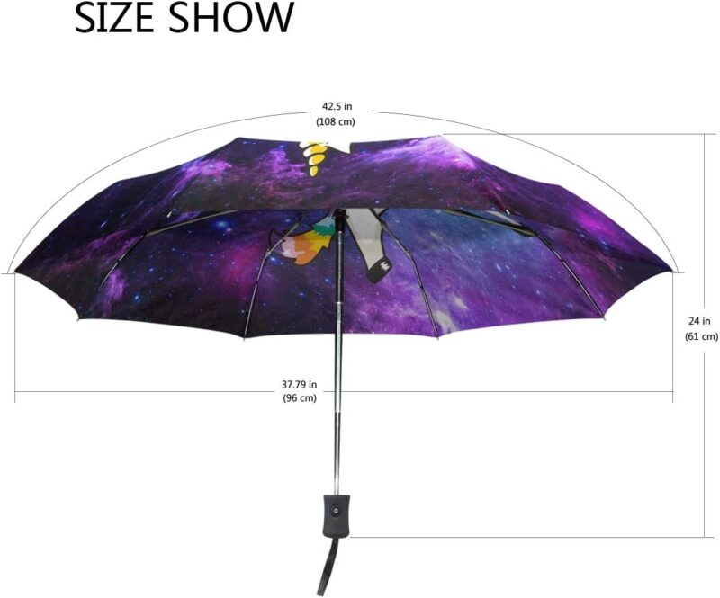 logo auto open close rainbow parasol