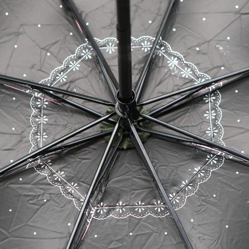 heart princess lace windproof uv protection parasol