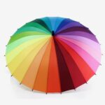 logo uv protection rainbow parasol
