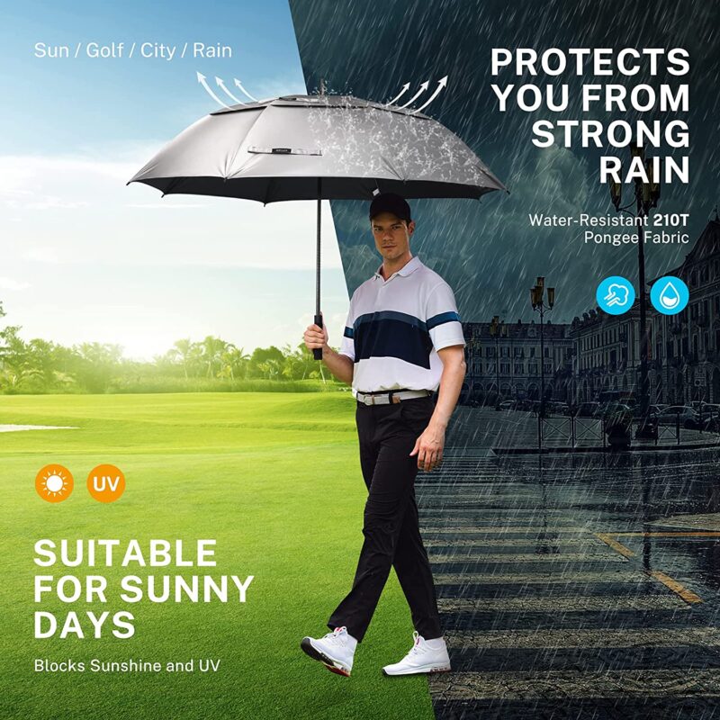 68 inch automatic oversized golf umbrella