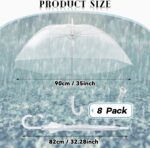 pcs windproof oversized clear bubble umbrella