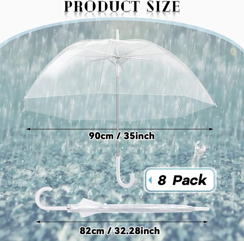 pcs windproof oversized clear bubble umbrella