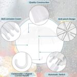 pcs windproof oversized clear bubble umbrella