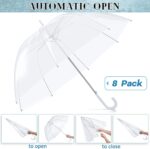 pcs windproof oversized clear bubble umbrella